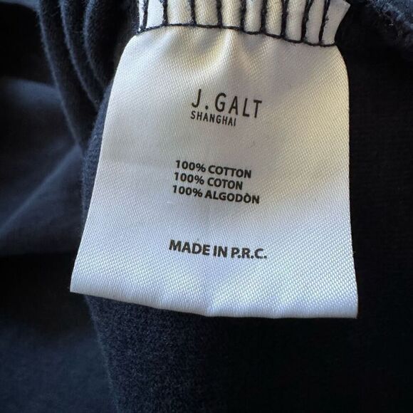 John Galt San Francesco Navy Blue Polo Shirt Women’s Size Small Preppy Style - Picture 6 of 7